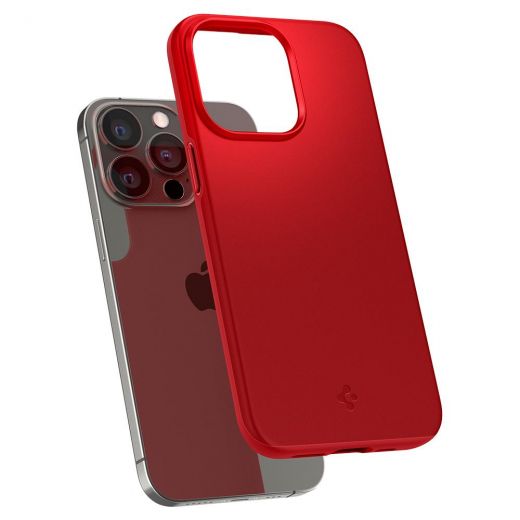 Чехол Spigen Thin Fit Red для iPhone 13 Pro (ACS03249)