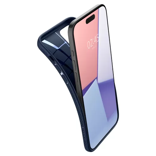 Чехол Spigen Liquid Air Navy Blue для iPhone 15 Pro Max (ACS06563)