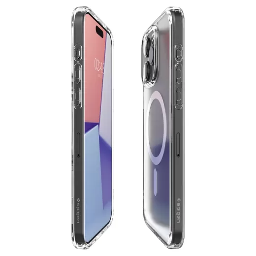 Чехол Spigen Ultra Hybrid (MagFit) Frost Clear для iPhone 15 Pro (ACS06719)