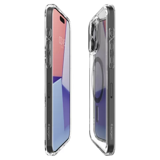 Чехол Spigen Ultra Hybrid (MagFit) Graphite для iPhone 15 Pro (ACS06716)