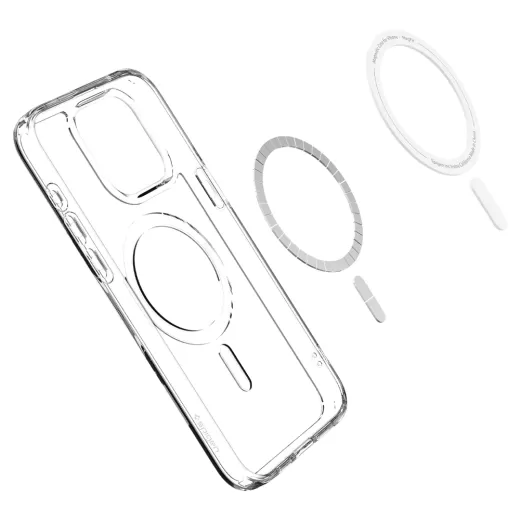 Чехол Spigen Ultra Hybrid (MagFit) White для iPhone 15 Pro (ACS06715)