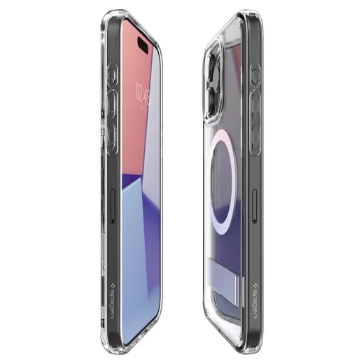 Чохол Spigen Ultra Hybrid S (MagFit) Crystal Clear для iPhone 15 Pro Max (ACS06583)