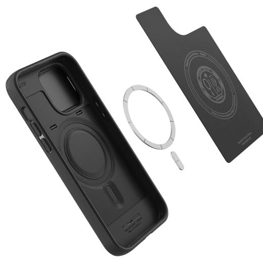 Чехол Spigen Optik Armor (MagFit) Black для iPhone 14 Pro (ACS04993)