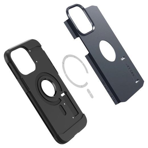 Защитный чехол Spigen Tough Armor (MagFit) Metal Slate для iPhone 14 Pro (ACS04987)