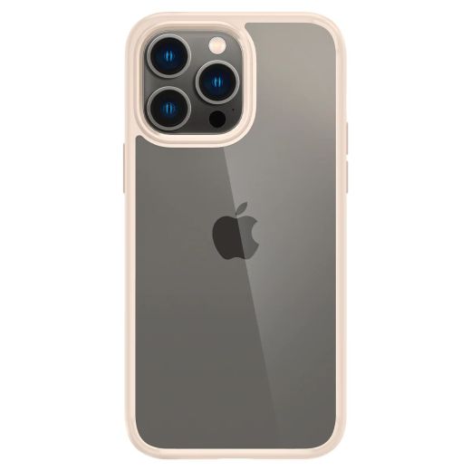 Прозрачный чехол Spigen Ultra Hybrid Sand Beige для iPhone 14 Pro (ACS04963)