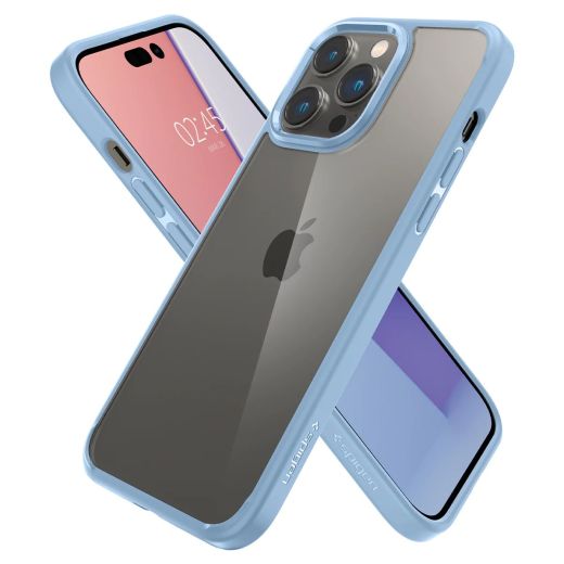Прозрачный чехол Spigen Ultra Sierra Blue для iPhone 14 Pro (ACS04964)