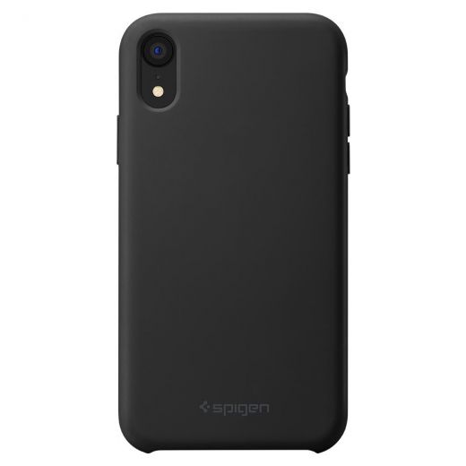 Чехол Spigen Silicone Fit Black для iPhone XR