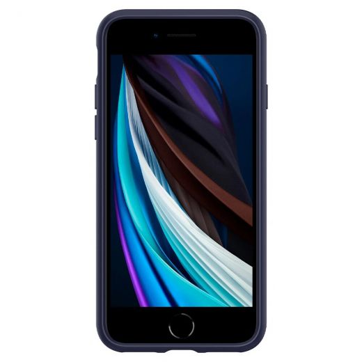 Чехол Spigen Liquid Air Midnight Blue (042CS21189) для iPhone SE (2020)