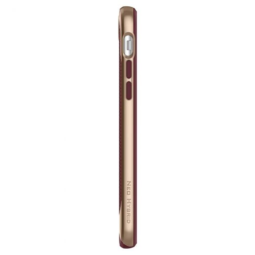 Чохол Spigen Neo Hybrid Herringbone Burgundy (054CS22198) для iPhone SE (2020)