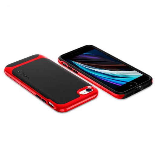 Чохол Spigen Neo Hybrid Herringbone Dante Red (ACS00953) для iPhone SE (2020)