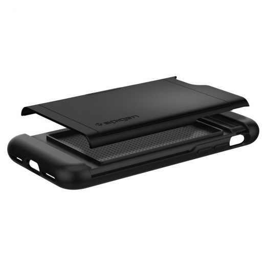 Чехол Spigen Slim Armor CS Black (042CS20455) для iPhone SE (2020)
