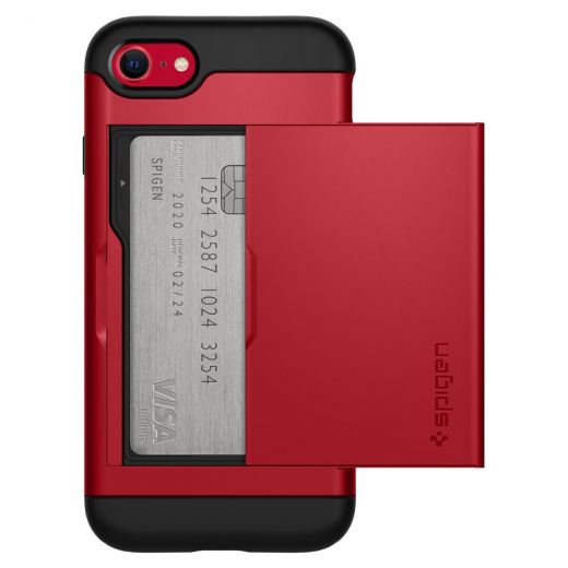 Чехол Spigen Slim Armor CS Red (042CS21725) для iPhone SE (2020)