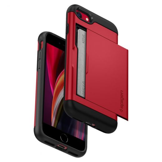 Чехол Spigen Slim Armor CS Red (042CS21725) для iPhone SE (2020)
