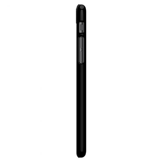 Чехол Spigen Thin Fit Jet Black (042CS20845) для iPhone SE (2020)