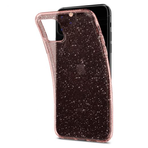 Чехол Spigen Liquid Crystal Glitter Rose Quartz для iPhone 11 Pro