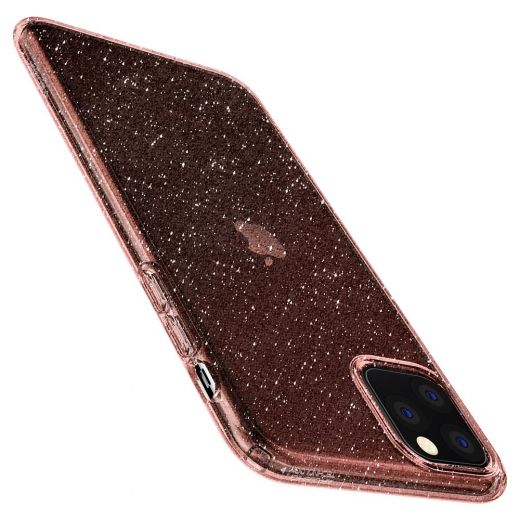 Чохол Spigen Liquid Crystal Glitter Rose Quartz для iPhone 11 Pro