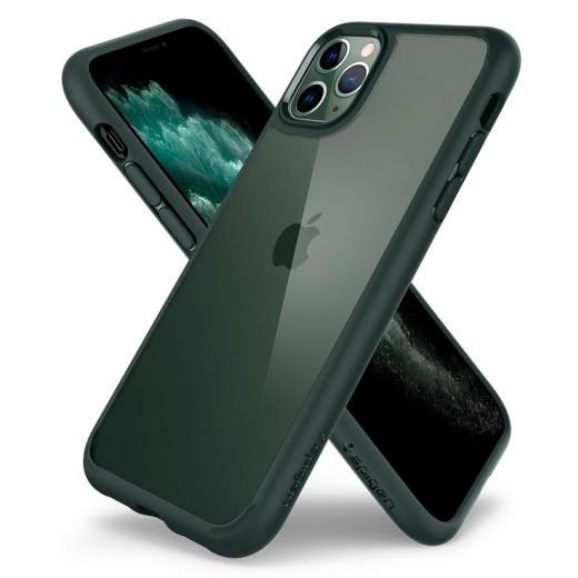 Чехол Spigen Ultra Hybrid Midnight Green для iPhone 11 Pro