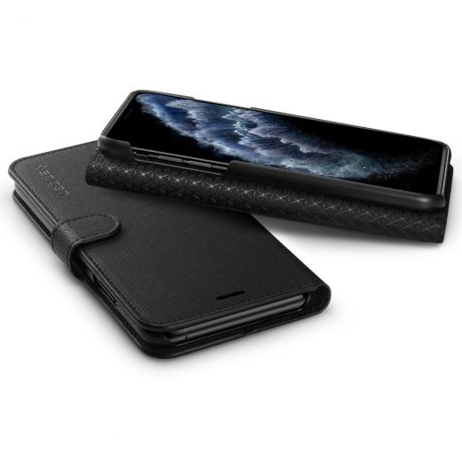 Чехол Spigen Wallet S Black для iPhone 11 Pro Max