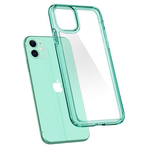 Чохол Spigen Ultra Hybrid Green Crystal для iPhone 11