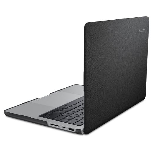 Чохол-накладка Spigen Urban Fit Black для Macbook Pro 14"  (2021 | 2022 | 2023  M1 | M2 | M3) (ACS04213)