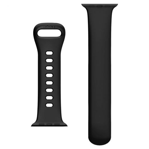 Ремешок Spigen Silicone Fit Black для Apple Watch 38/40 mm