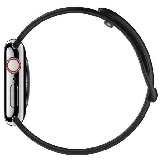 Ремешок Spigen Silicone Fit Black для Apple Watch 45mm | 44mm | 42mm (062MP25400)