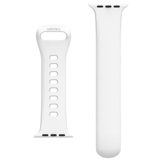 Ремешок Spigen Silicone Fit White для Apple Watch 45mm | 44mm | 42mm (062MP25402)