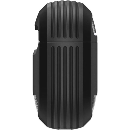Протиударний чохол Spigen Rugged Armor Matte Black для AirPods 4 (2024) (ACS08642)