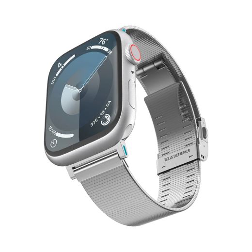Металлический ремешок Spigen Sleek Link Silver для Apple Watch 41мм | 40мм (AMP07225)