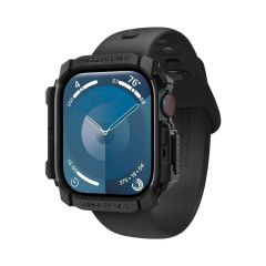 Протиударний чохол Spigen Rugged Armor Matte Black для Apple Watch Series 10 (2024) 46мм (ACS08597)