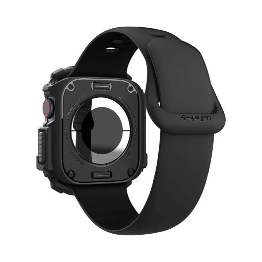 Протиударний чохол Spigen Rugged Armor Matte Black для Apple Watch Series 10 (2024) 46мм (ACS08597)