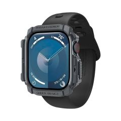 Противоударный чехол Spigen Rugged Armor Dark Gray для Apple Watch Series 10 (2024) 46мм (ACS08598)