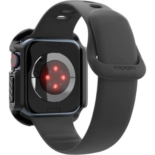 Протиударний чохол Spigen Tough Armor Black для Apple Watch Series 10 (2024) 46мм (ACS08603)