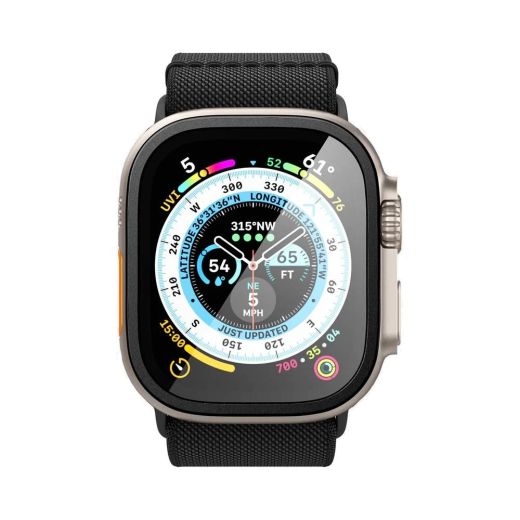 Защитное стекло Glas.tR Slim Pro Black для Apple Watch Ultra (49мм) (AGL06955)