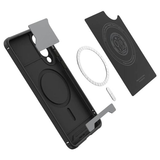 Чохол Spigen Core Armor (MagFit) Matte Black для Samsung Galaxy S25 Edge (ACS09406)