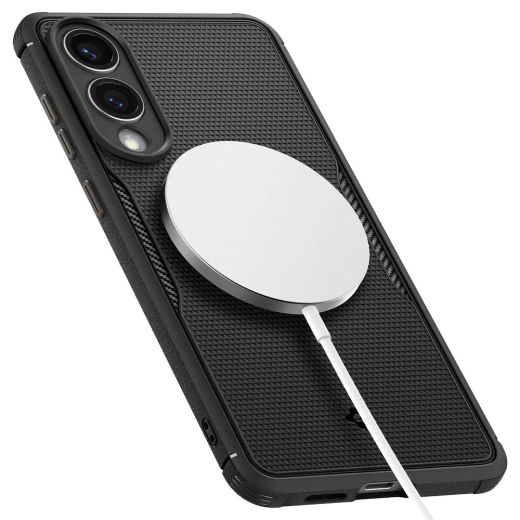 Чохол Spigen Core Armor (MagFit) Matte Black для Samsung Galaxy S25 Edge (ACS09406)