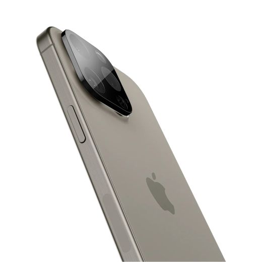 Захисне скло для камери Spigen Optik Lens Protector Black для iPhone 15 Pro | iPhone 15 Pro Max (AGL06913)