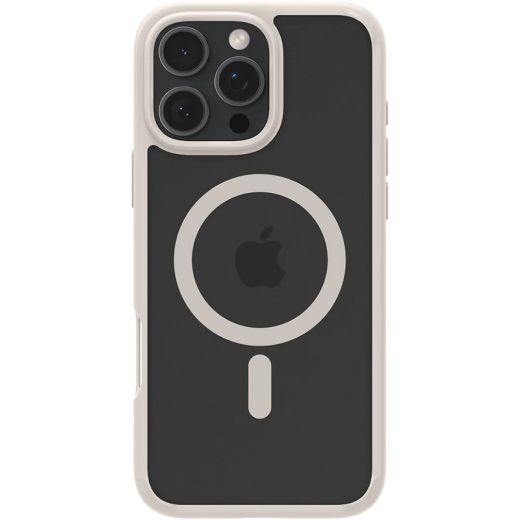 Прозорий чохол Spigen Ultra Hybrid MagSafe Frost Natural Titanium для iPhone 16 Pro Max (ACS08382)