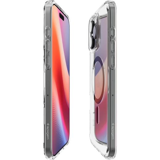 Прозрачный чехол Spigen Ultra Hybrid MagSafe Graphite для iPhone 16 Pro (ACS08130)