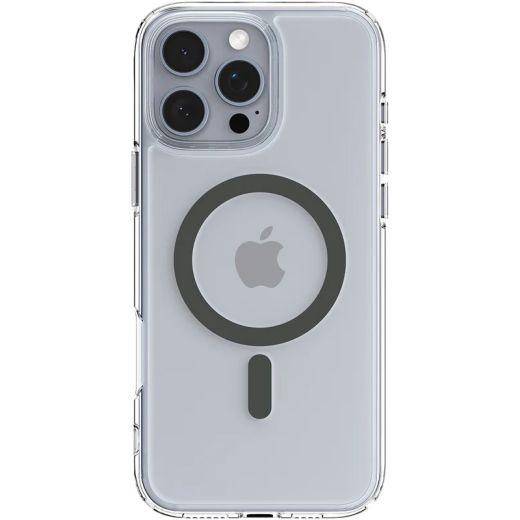 Прозрачный чехол Spigen Ultra Hybrid MagSafe Graphite для iPhone 16 Pro Max (ACS07999)