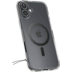 Прозрачный чехол Spigen Ultra Hybrid MagSafe Carbon Fiber для iPhone 16 Plus (ACS08077)