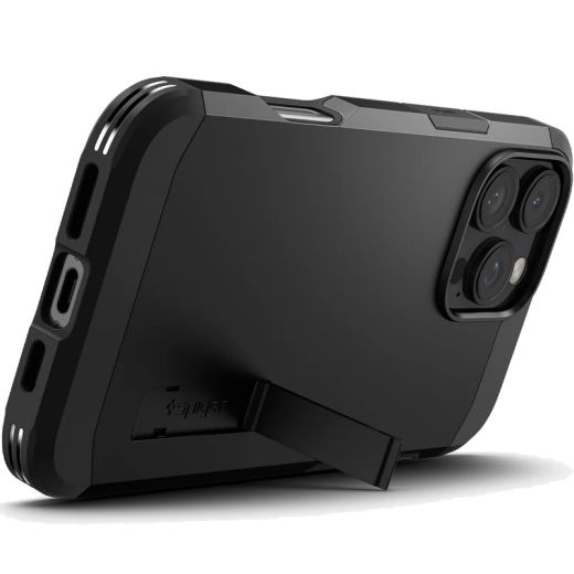 Противоударный чехол Spigen Tough Armor AI MagSafe Black для iPhone 16 Pro (ACS08146)
