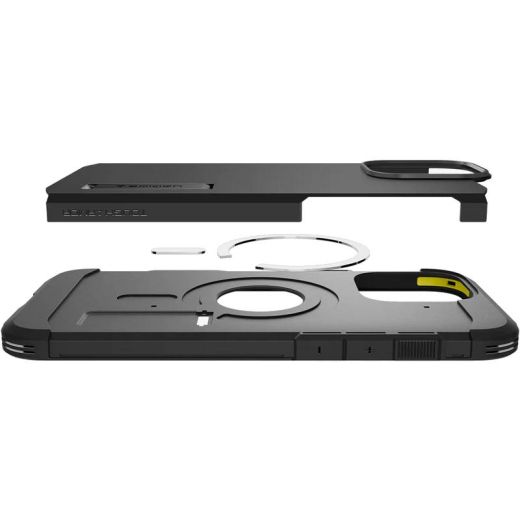 Чехол Spigen Tough Armor T AI (MagFit + Camera Control) Black для iPhone 16 Pro (ACS08510)