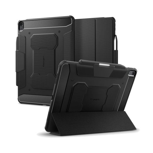 Протиударний чохол Spigen Rugged Armor Pro Black для iPad Air 13” M3 | M2 (2025 | 2024)(ACS07669)