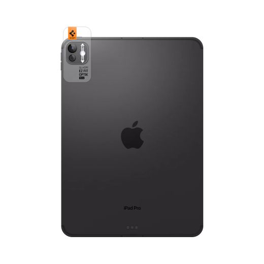 Захисне скло для камери Spigen Optik Pro EZ Fit Space Black для iPad Pro 13” M4 (2024) | iPad Pro 11” M4 (2024)  (AGL07791)