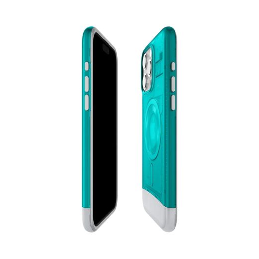 Чехол Spigen Classic C1 (MagFit) Bondi Blue для iPhone 15 Pro (ACS06743)