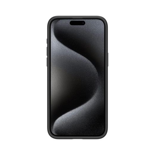 Карбоновый чехол Spigen Enzo Aramid Matte Black для iPhone 15 Pro Max (ACS07044)