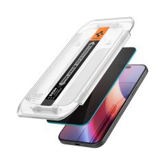 Защитное стекло антишпион Spigen Glass tR EZ Fit Privacy (2 шт.) для iPhone 16 Plus (AGL07920)