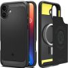 Протиударний чохол Spigen Rugged Armor MagSafe Matte Black для iPhone 16 Plus (ACS08087)