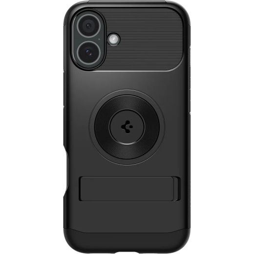 Противоударный чехол Spigen Slim Armor MagSafe Black для iPhone 16 Plus (ACS08098)